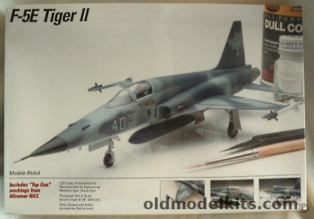 Testors 1/72 F-5E Tiger II US Navy Aggressors - Miramar Top Gun, 679 plastic model kit